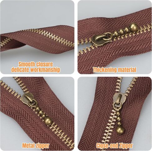 20 قطعة سحابات معدنية 20 قطعة #3 نحاس عتيق (8 بوصة - 20 قطعة) in Kuwait