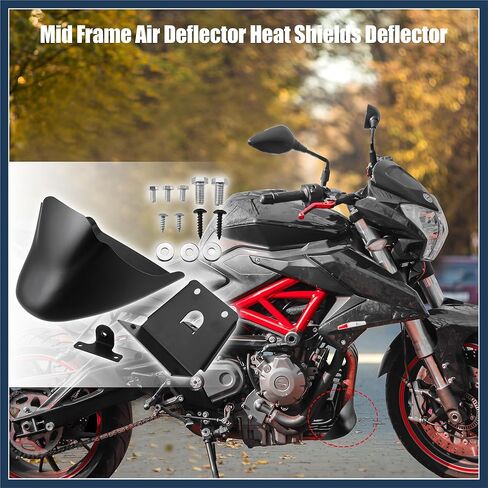 1 Set Lower Front Spoiler Chin Fairing for Harley Davidson Sportster Iron 883 2004-2022 Matte Black Stylish Design in Saudi Arabia