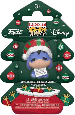 فانكو بوب! شجرة العطلات Pocket Pop: ويني ذا بوه - أيور - مجسم من الفينيل قابل للتجميع - فكرة هدية - بضائع رسمية - ألعاب للأطفال والكبار - محبي ديزني/بيكسار - مجسم نموذجي لهواة الجمع in Kuwait