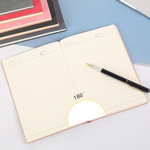 Notebook 5.7" x 8.2", 200 A5 Sheets Fights Ink Bleed Soft Cover Notebooks for Making Plans Writing Memos(Brown) in Saudi Arabia