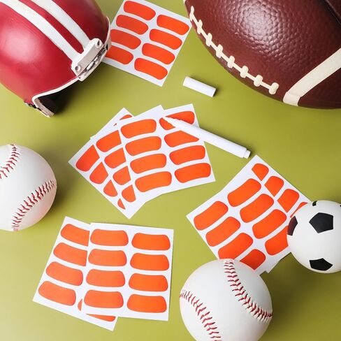 96 Pairs Eye Strips Sports Eye Strips Breathable Baseball Eye Strips with 1 Piece White Pencil for Baseball Football Softball Fans on Game Day (Black) in Kuwait