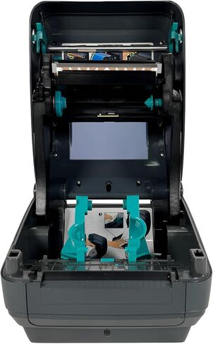 طابعة ملصقات باركود حرارية Zebra GX430T 300 نقطة في البوصة USB LAN تسلسلية GX43-102410-150، حزمة مع محول تيار متردد (متجدد) in Saudi Arabia