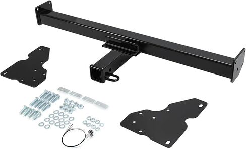 Class-3 Trailer Hitch w/2" Receiver Compatible with 2018-2023 Volkswagen Tiguan All Towing Hitch Receiver Steel Powder Coated Black in Saudi Arabia
