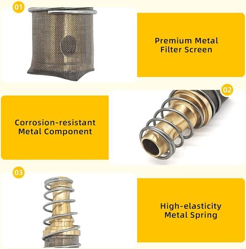 7052301 في فلتر الوقود البيك أب متوافق مع Polaris 2x4 4x4 Ranger 500 425 200 Ski-Doo Formula GSX GTX MXZ Can-Am Traxter Outlander ATV، يستبدل 414865700-1 صمام الاختيار 7052243 (2 قطعة) in Kuwait