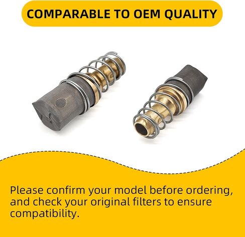 7052301 في فلتر الوقود البيك أب متوافق مع Polaris 2x4 4x4 Ranger 500 425 200 Ski-Doo Formula GSX GTX MXZ Can-Am Traxter Outlander ATV، يستبدل 414865700-1 صمام الاختيار 7052243 (2 قطعة) in Kuwait