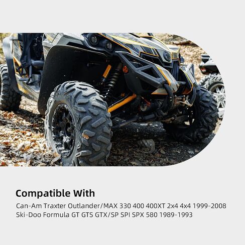 7052301 في فلتر الوقود البيك أب متوافق مع Polaris 2x4 4x4 Ranger 500 425 200 Ski-Doo Formula GSX GTX MXZ Can-Am Traxter Outlander ATV، يستبدل 414865700-1 صمام الاختيار 7052243 (2 قطعة) in Kuwait