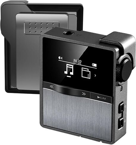 مشغل موسيقى P68 HiFi MP3 مع مشبك، مشغل موسيقى عالي الدقة DSD بدون فقدان، مشغل صوت محمول عالي الدقة مع بطاقة ذاكرة 16 جيجابايت، يدعم حتى 128 جيجابايت مشغل موسيقى HiFi للرياضة والجري in Saudi Arabia