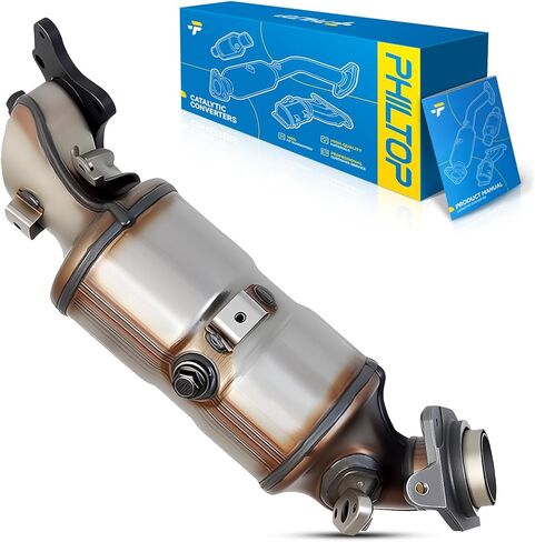 PHILTOP High Flow Catalytic Converter Compatible with Honda Civic 1.8L 2006 2007 2008 2009 2010 2011 Direct-Fit Catalytic Converter Kit OE# 16448, 40889(EPA Compliant) in Saudi Arabia