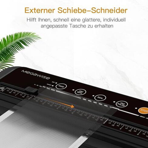 MegaWise Vacuum Sealer Machine | 2023 New Version| 80kPa Suction Power| Bags and Cutter Included (Silver) in Kuwait