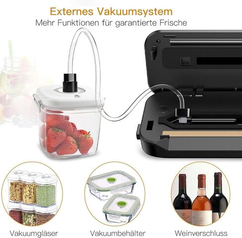 MegaWise Vacuum Sealer Machine | 2023 New Version| 80kPa Suction Power| Bags and Cutter Included (Silver) in Kuwait