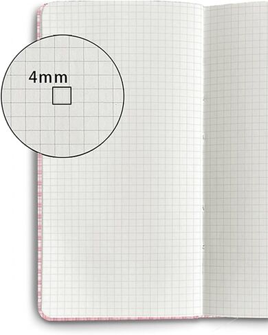 Graph Paper Notebook,3.5x7.3 Inch Portable Rectangle Graph Paper Notebook, 160 Pages 100 GSM Thick Graph Paper with Inner Pocket Journal Notebook.Blue Grid in Saudi Arabia