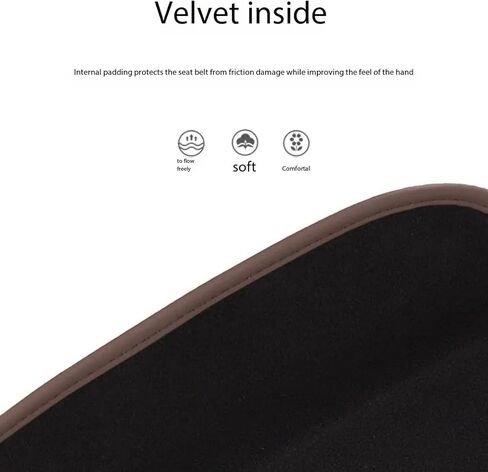 ALIGANG Car Seat Belt Pads Cover Leather Harness Pad for Tesla Model Y Facelift 2025,Soft Fabric no Slide up Down Easily Protect Neck Shoulder Car Interior Accessories with Emblem Logo,Red in Saudi Arabia