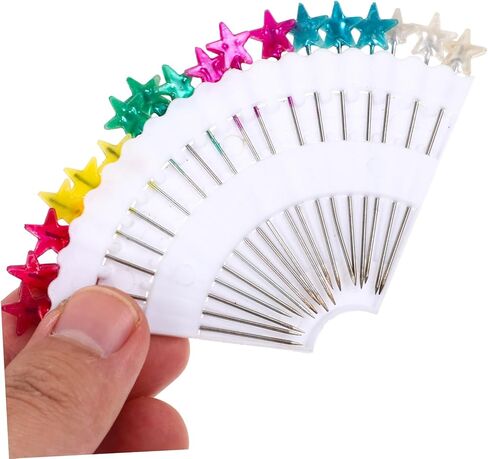Uonlytech 10-Piece Colorful Pearl Head Positioning Pins for Sewing DIY Crafts and Floral Arrangements Rust-Resistant Straight Needles Large Heads for Easy Use in Saudi Arabia