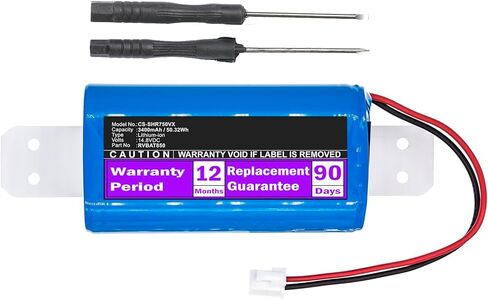 استبدال بطارية RVBAT850A XBATRV2500 RVBAT85002 RVBAT850 RVBAT85003 لسمك القرش، RV2000WD UR1105ARUS RV2600WS RV871RC ION Robot Vacuum R72 Matrix ذاتي التفريغ Robot Vac RV754/ 14.8 فولت 3400 مللي أمبير في الساعة in Kuwait