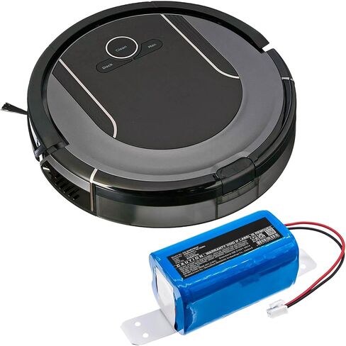 استبدال بطارية RVBAT850A XBATRV2500 RVBAT85002 RVBAT850 RVBAT85003 لسمك القرش، RV2000WD UR1105ARUS RV2600WS RV871RC ION Robot Vacuum R72 Matrix ذاتي التفريغ Robot Vac RV754/ 14.8 فولت 3400 مللي أمبير في الساعة in Kuwait