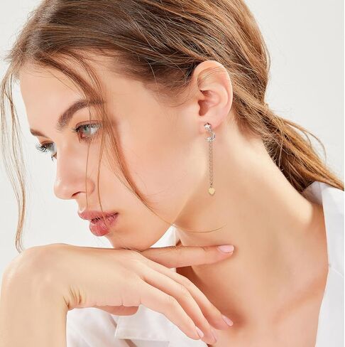 20 قطعة من موسع القلادة الذهبية، موسعات القلادة الذهبية مع سلسلة على شكل قلب، سلاسل ذيل مطلية بالذهب 18 كجم سلسلة ممتدة 55 مم لصنع المجوهرات، موسعات سلاسل ذهبية للقلائد والسوار in Kuwait