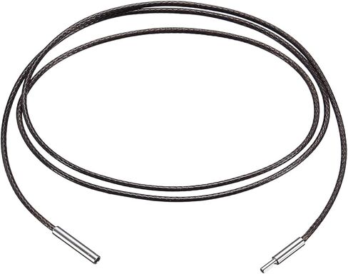 uxcell Leather Cord Necklace with Stainless Steel Clasp, Braided Wax Rope Chain for Pendant in Saudi Arabia