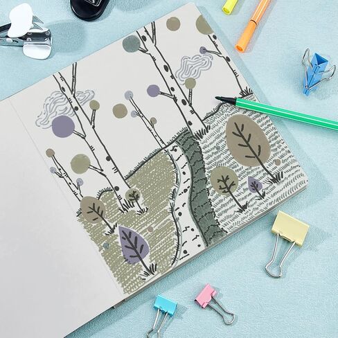 SUPERFINDINGS Blank Board Book 10 Sheets Square Paper Drawing Board Hardcover Blank Boardbook Sketch Board 21x21cm(8.27Inch x 8.27Inch) for Beginners Artists, Grey in Saudi Arabia
