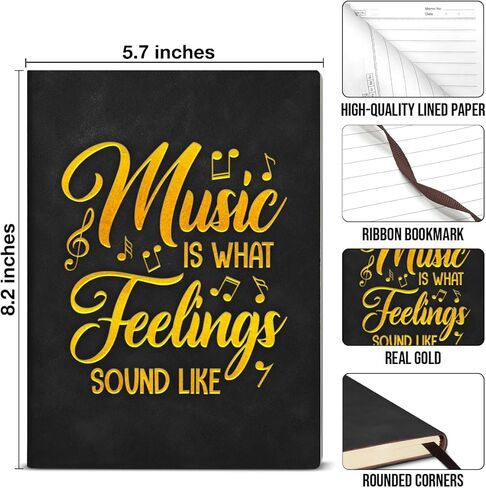 Musical Journal Musical Graduation Gifts for Her Him Music Notebooks Gifts for Musical Students Musicians Music Lovers Bandman in Saudi Arabia