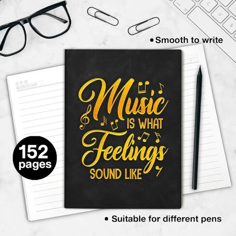 Musical Journal Musical Graduation Gifts for Her Him Music Notebooks Gifts for Musical Students Musicians Music Lovers Bandman in Saudi Arabia