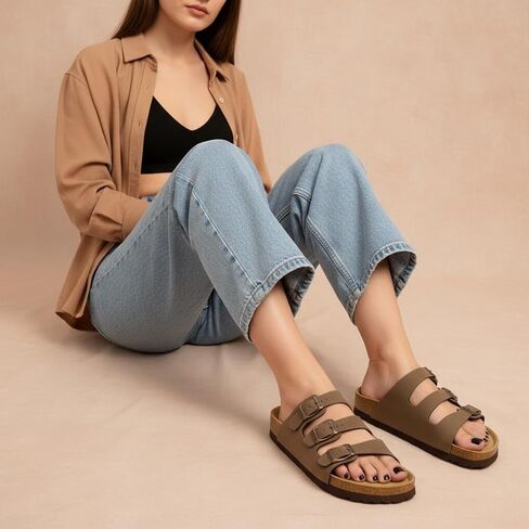 صندل ليلا كورك بوسادة قدم للنساء من كوشيونير مع + راحة in Kuwait