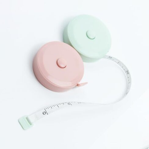 2PCS Soft Tape Measure Retractable Measurin,Green&Pink Retractable Double Scales Rulers for Body,Fabric Sewing,Tailor Cloth,Weight Loss Measurements in Saudi Arabia
