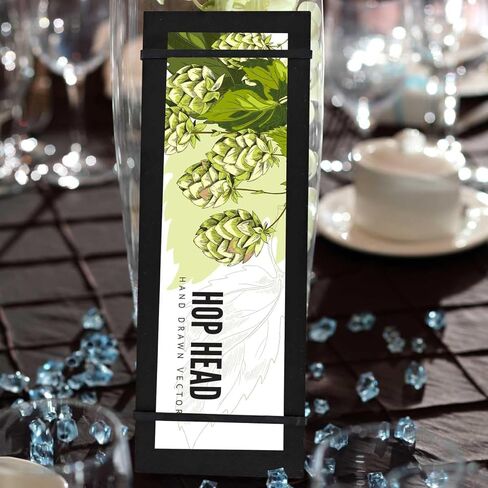 4 قطع من ألواح الحافظة ذات الألوان الخشبية الداكنة مقاس 4 1/2 بوصة × 12 1/2 بوصة - حامل القائمة - تحقق من مقدم العرض مع الأشرطة - لدفاتر الملاحظات بحجم الجيب in Kuwait