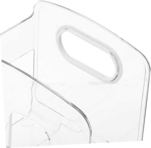 2Pcs Transparent Book Holder Book Stand Organizer for Desktop Sturdy File Organizer Crafted for Home Office in Saudi Arabia