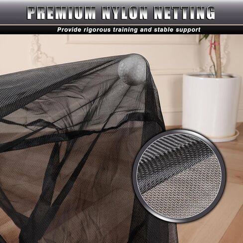 CHAMPKEY Double-Sided Golf Chipping Net with Dual-Turf Mat and 12 Foam Golf Balls - 5 Ply-Knotless Netting Golf Net and Heavy Duty Rubber Backing Hitting Mat Ideal for Training in Kuwait