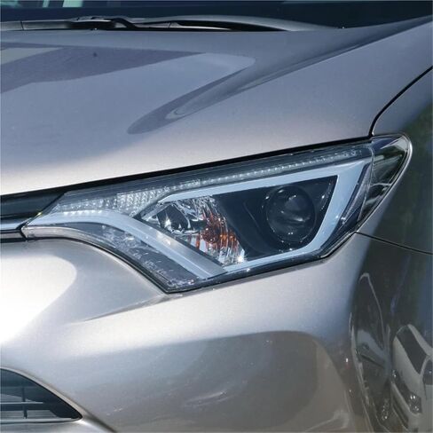 Compatible for Toyota RAV4 RAV 4 2016 2017 2018 Car Headlight Shell Lamp Shade Transparent Cover Headlight Glass Headlight Lens Cover(2Pcs Left and Right) in Saudi Arabia