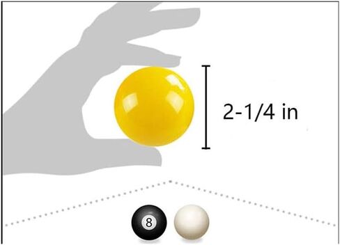 TGA Sports Pool Snooker Billiard Table Balls 2 inch (50.8MM) 16 Ball Set in Kuwait