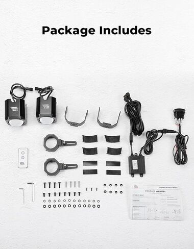 KEMIMOTO Whip Lights for Side by Side w/ 1.5''-2'' Tube Clamp Kit Compatible with Polaris RZR Can-Am Maverick X3 CFmoto Kawasaki, Spot Beam Pod Lights Whipless LED Whip Lights in Kuwait