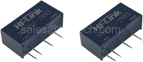 تيار مستمر/تيار مستمر B0505S-2WR3 2 واط 5 فولت 4A عزل قابل للتعديل وحدة الطاقة محول PCB المنزلية الذكية (2 قطعة) in Saudi Arabia