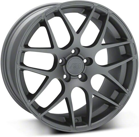 AMR Charcoal Wheel; 19x8.5; 30mm Offset Compatible for 15-23 Mustang GT, EcoBoost, V6 in Saudi Arabia