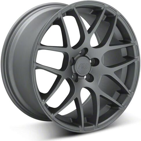 AMR Charcoal Wheel; 19x8.5; 30mm Offset Compatible for 15-23 Mustang GT, EcoBoost, V6 in Saudi Arabia