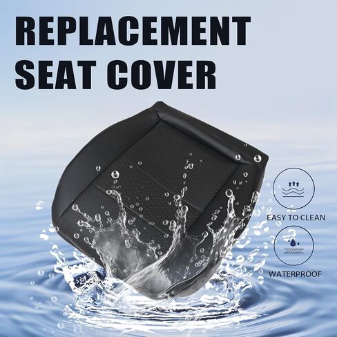 Priprilod Black Microfiber Leather Driver Side Bottom Replacement Seat Cover Compatible with Mercedes Benz C300 C350 2008 2009 2010 2011 2012 2013 2014 in Saudi Arabia