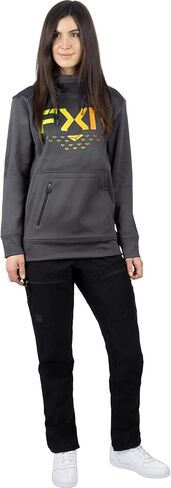FXR Helium Tech Pullover Hoodie DWR Finish Hand Pockets Casual Asphalt/Inferno in Saudi Arabia