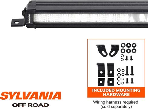 SYLVANIA - Slim 30 Inch LED Light Bar - Lifetime Limited Warranty - Combo Light 9300 Raw Lumens, Compact Design, Off Road Driving Work Light, Truck, Car, Boat, ATV, UTV, SUV, 4x4 (1 PC) in Saudi Arabia
