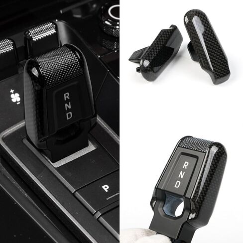 Zorratin Carbon Fiber PDK Gear Shift Lever Knob Cover Shell Sporty Trim Decal for Porsche 992 982 911 Carrera Turbo 2019-2024 Interior Peformance Trim Accessories in Saudi Arabia