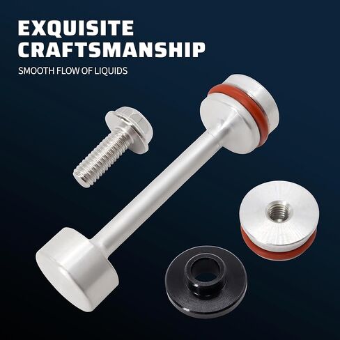 LS Engine Billet Aluminum Oil Diverter Barbell Galley Plug Compatible with Gen 3 and Gen 4 LS engines including 4.8 5.3 5.7 6.0 6.2 7.0 LS1 LS2 LS3 LS6 LS7 LS9 LQ4 LQ9 in Saudi Arabia