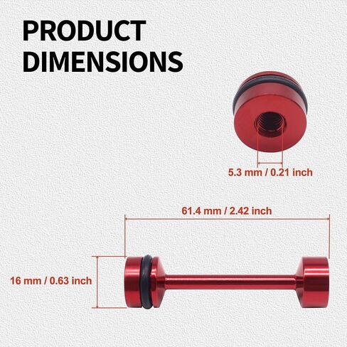 LS Engine Billet Aluminum Oil Diverter Barbell Galley Plug Compatible with Gen 3 and Gen 4 LS engines including 4.8 5.3 5.7 6.0 6.2 7.0 LS1 LS2 LS3 LS6 LS7 LS9 LQ4 LQ9 in Saudi Arabia