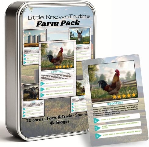 Dinosaur Trivia Flash Cards for Kids Ages 3+, Educational Dinosaur Learning Game, STEM Flash Cards in Metal Tin, Screen-Free Travel Toy in Saudi Arabia