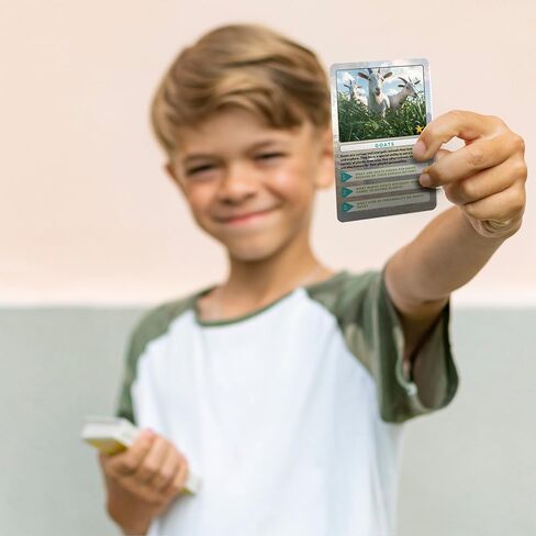 Dinosaur Trivia Flash Cards for Kids Ages 3+, Educational Dinosaur Learning Game, STEM Flash Cards in Metal Tin, Screen-Free Travel Toy in Saudi Arabia