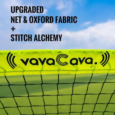 VavaCava 4'x3' Size Portable Soccer Goals Set for Backyard Fun, 2 Nets, 2 Size 3 Balls, 10 Marker Cones, Pump and Carry Bag, Outdoor Games for Backyard, Beach, Lawn, Kids Soccer Training Equipment in Saudi Arabia