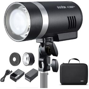 Godox AD300Pro Outdoor Flash Strobe, 300W 2.4G TTL 1/8000 HSS Flash, 0.01-1.5s Recycle Time, 320 Full Power Pop, 12W Modeling Lamp Portable Monolight Strobe in Saudi Arabia