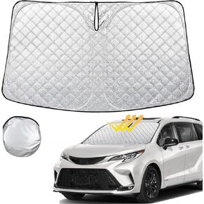 Windshield Sun Shade for Ford Expedition 2018-2024 Thicken 4-Layer Foldable Front Window Sunshade Cover Sun Visor Protector Block UV Rays in Saudi Arabia