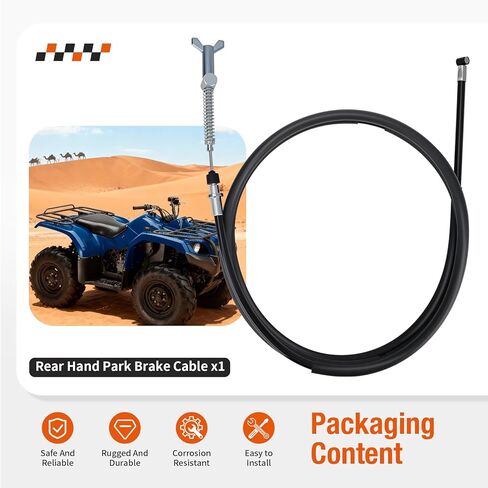Rear Hand Park Brake Cable For Yamaha Grizzly 350 450 2007-2011 4S2-F6341-00-00 45-4059 in Saudi Arabia