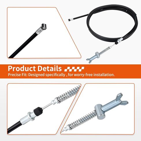 Rear Hand Park Brake Cable For Yamaha Grizzly 350 450 2007-2011 4S2-F6341-00-00 45-4059 in Saudi Arabia