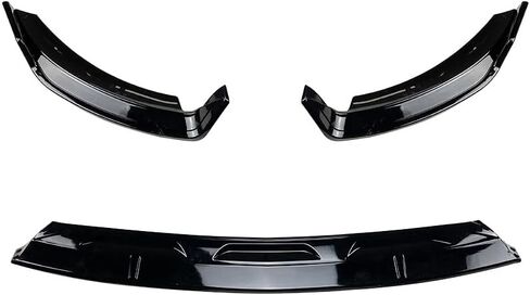 Front Bumper Lip Compatible with 2020-2023 Mercedes-Benz GLE-Class W167 C167 GLE350 GLE450 GLE53 AMG Body Kit Spoiler Bumper Canard Lip Splitter Glossy Black (Carbon Fiber Look) in Saudi Arabia