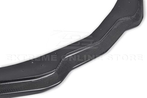 Replacement For 2014-2019 Corvette C7 ALl Models | Z06 Stage 3 CARBON FIBER Front Bumper Lip Splitter With PAINTED CARBON FLASH METALLIC Side Extension Canard Pair in Saudi Arabia